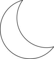 clipart half moon