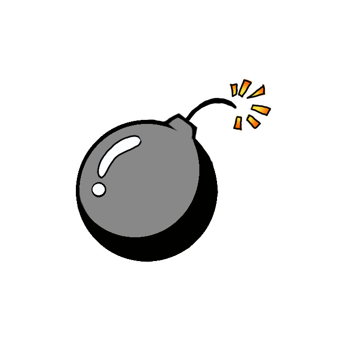 bomb drawing