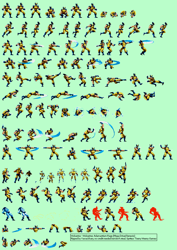 sprites wolverine