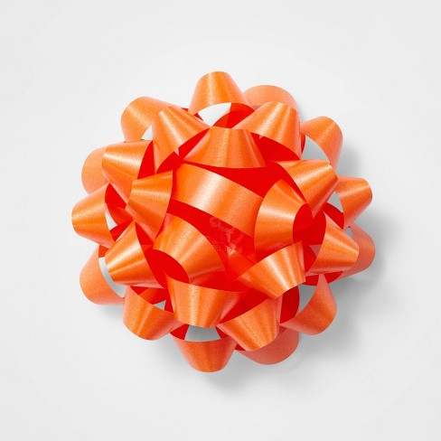 orange christmas bows