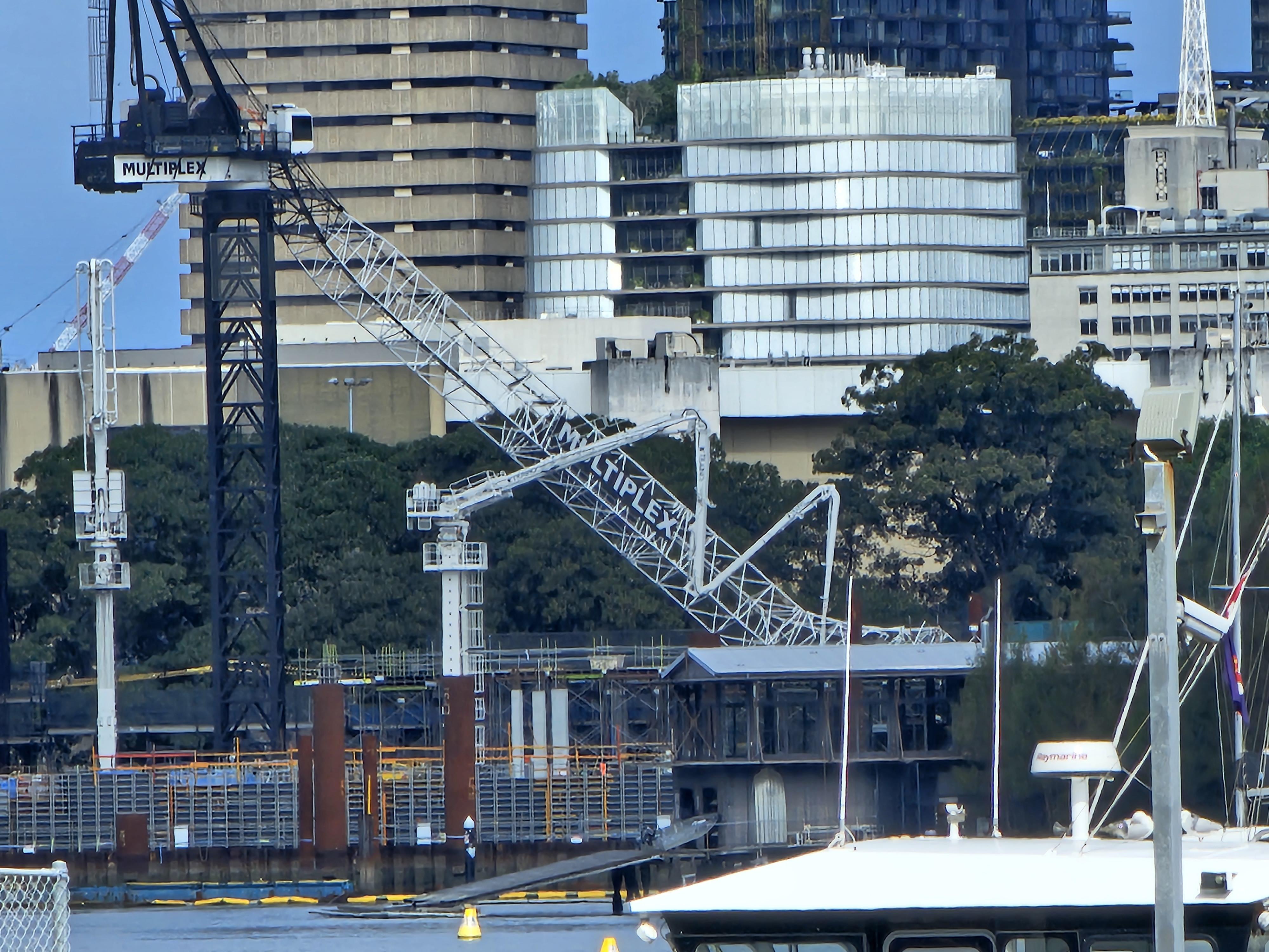 multiplex tower crane collapse