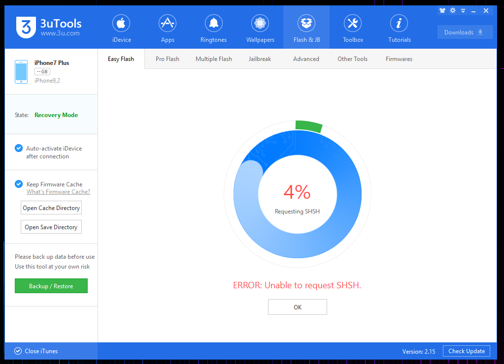 restore shsh