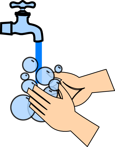 clip art washing hands