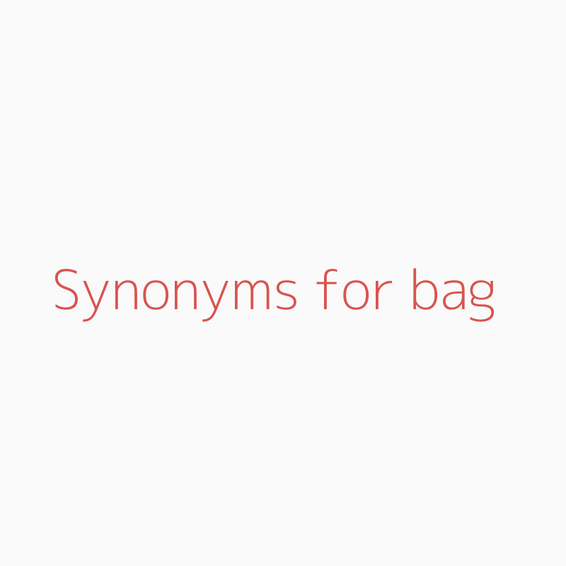 bagged synonym