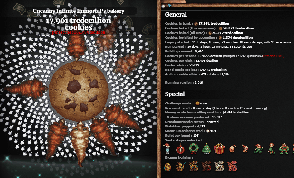 cookie clicker wrinkler