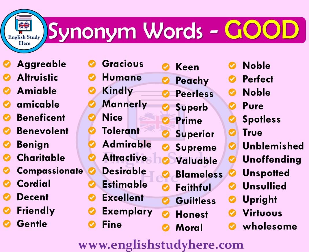 goodsynonym