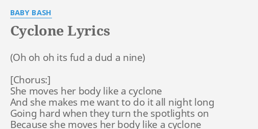 cyclone lyrics