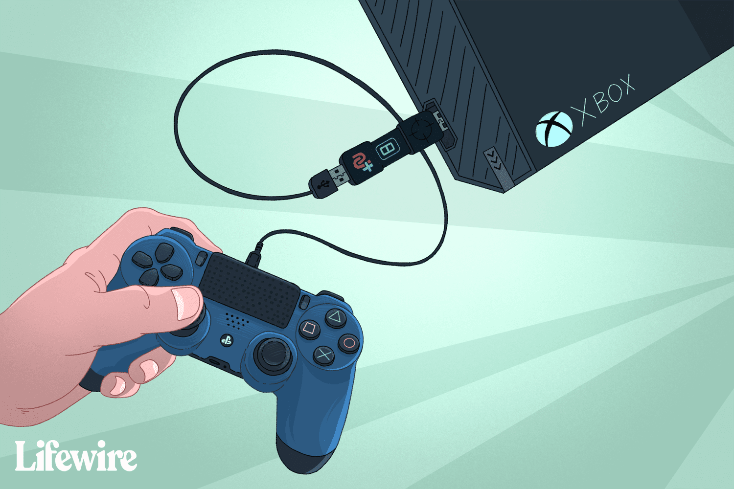 can you connect xbox one controller to ps4