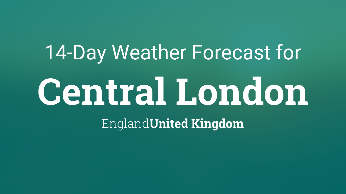 14 day weather forecast london