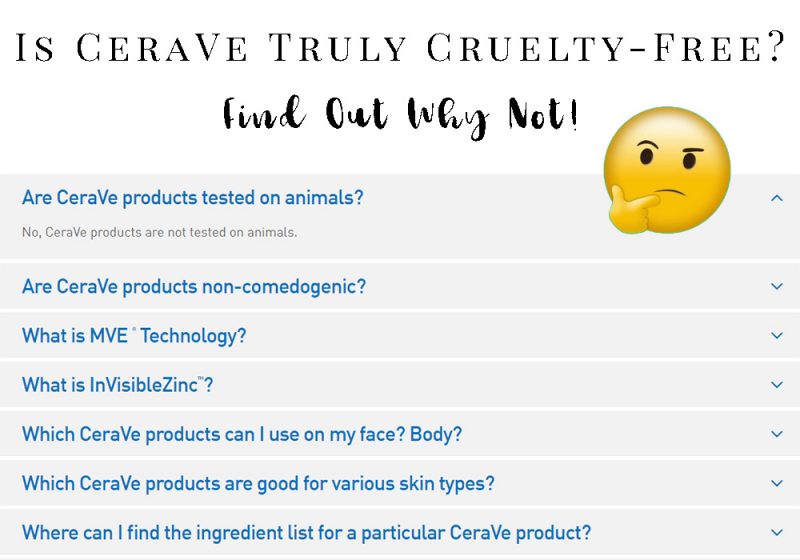 cerave testing on animals