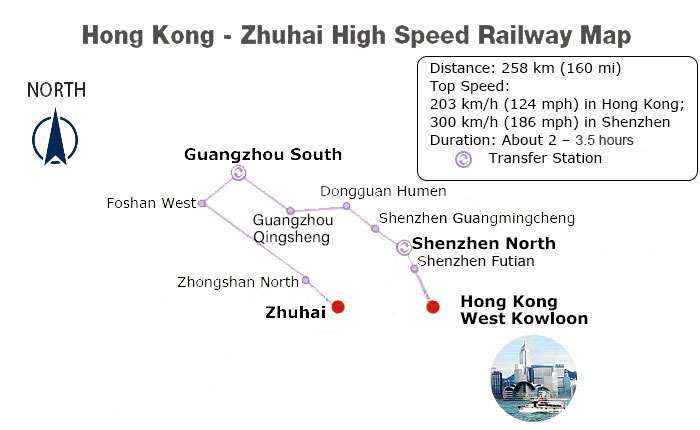 train schedule from hong kong to guangzhou