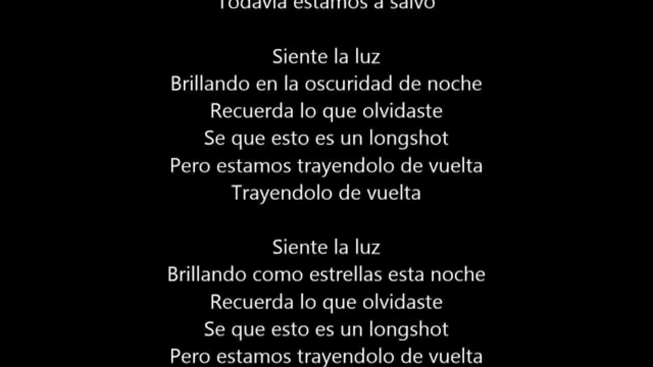 feel the light letra español