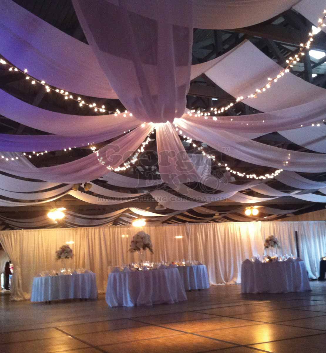 wedding ceiling drapes