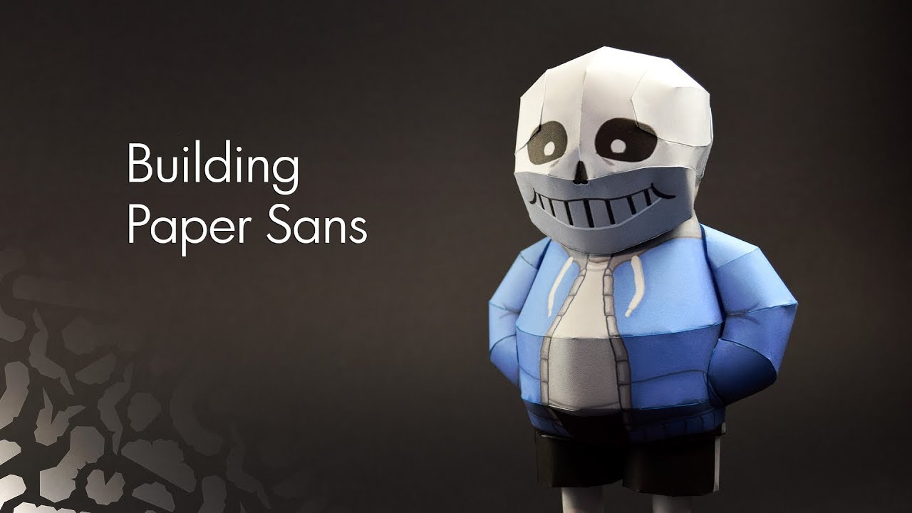 papercraft undertale sans