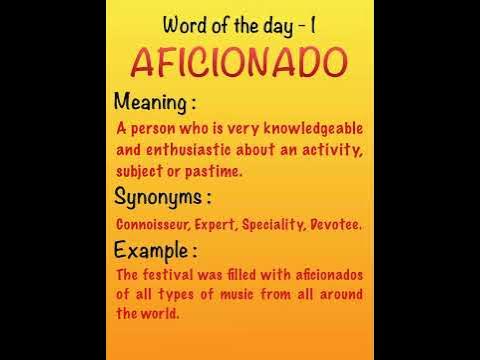 aficionado meaning in hindi