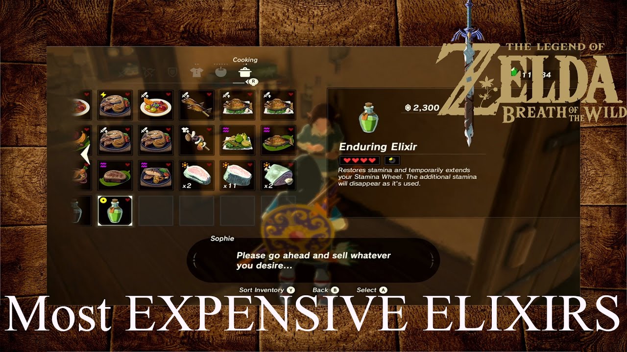 most expensive meals botw