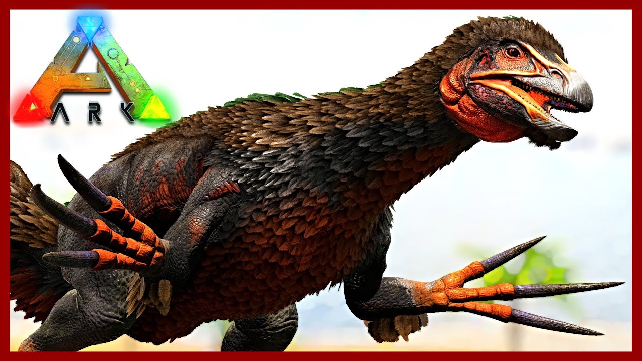 ark therizinosaurus taming