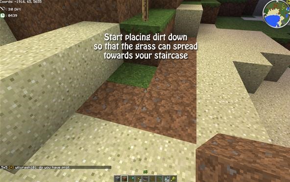 how do you get grass to grow in minecraft