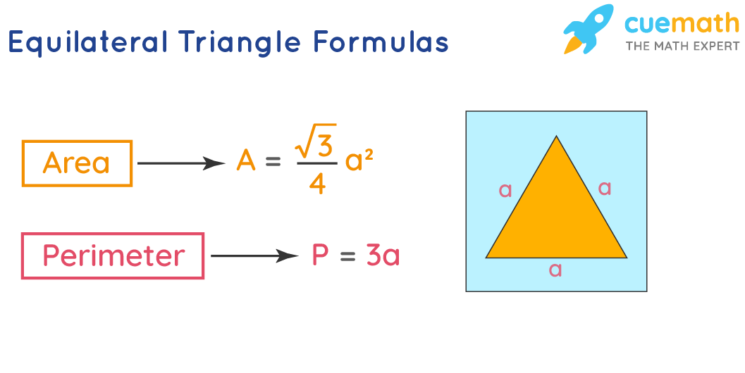 area of equilateral triangle is equal to