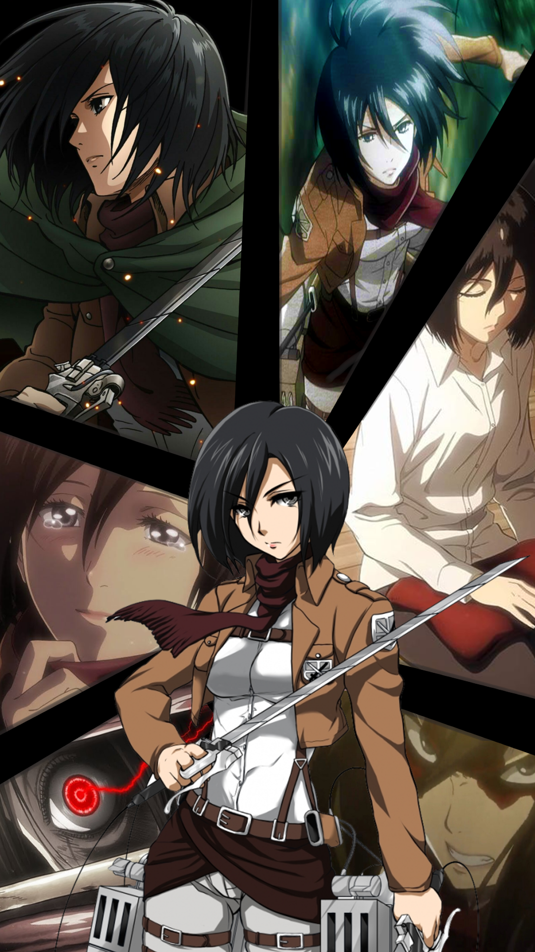 wallpaper mikasa ackerman