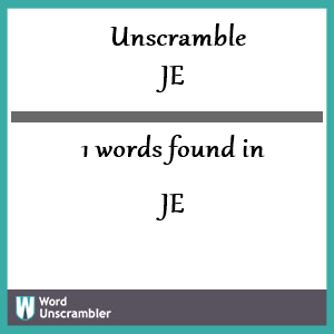 je scrabble word