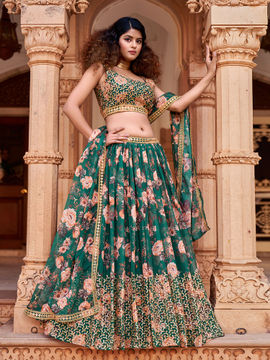 semi stitched lehenga choli with dupatta