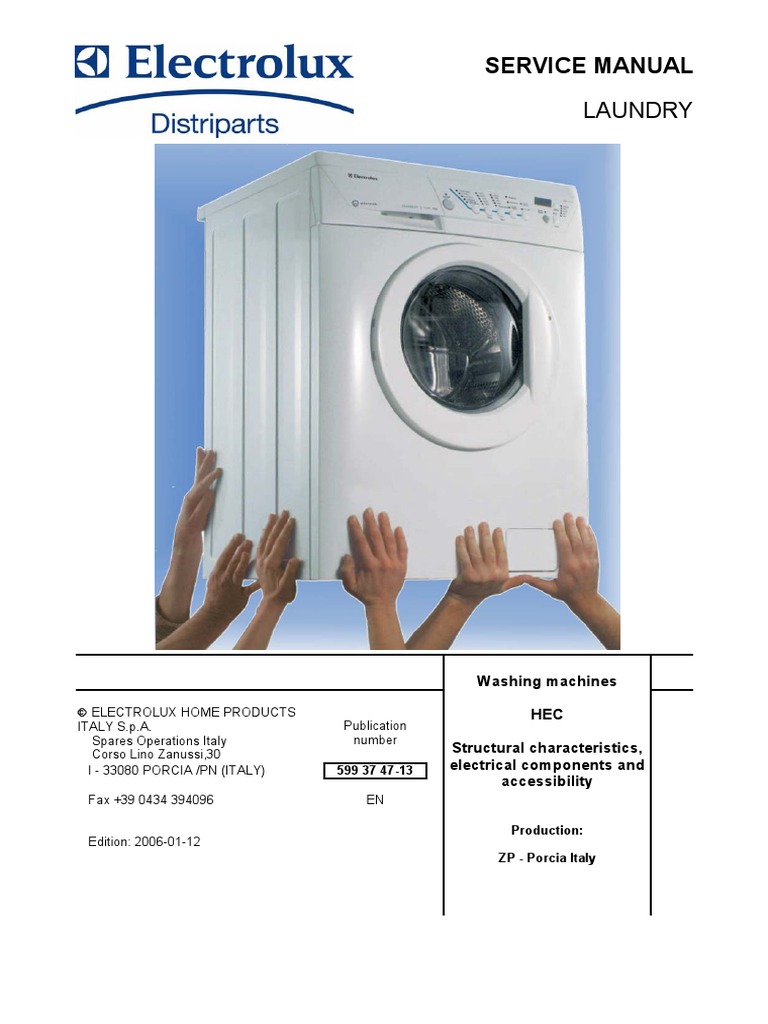 electrolux manuals