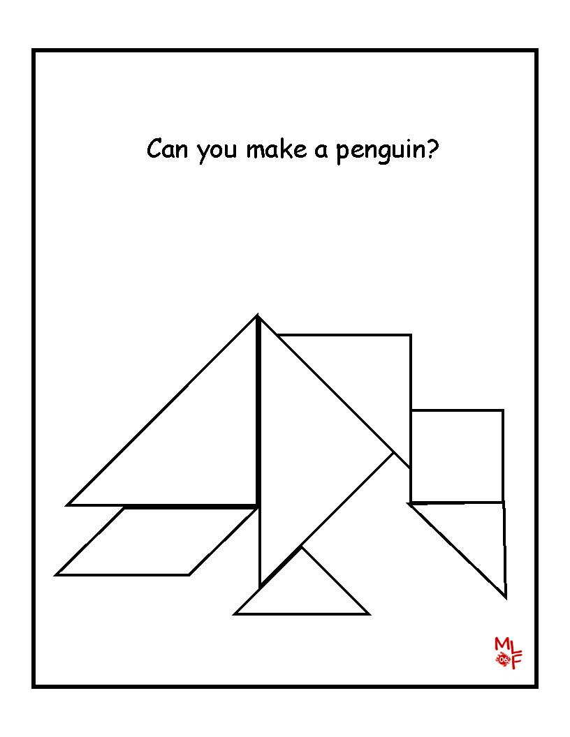 tangram penguin