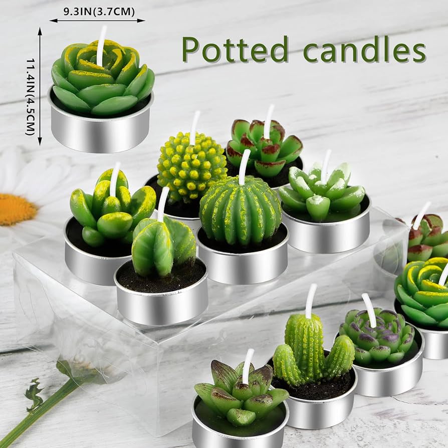 cactus tea lights