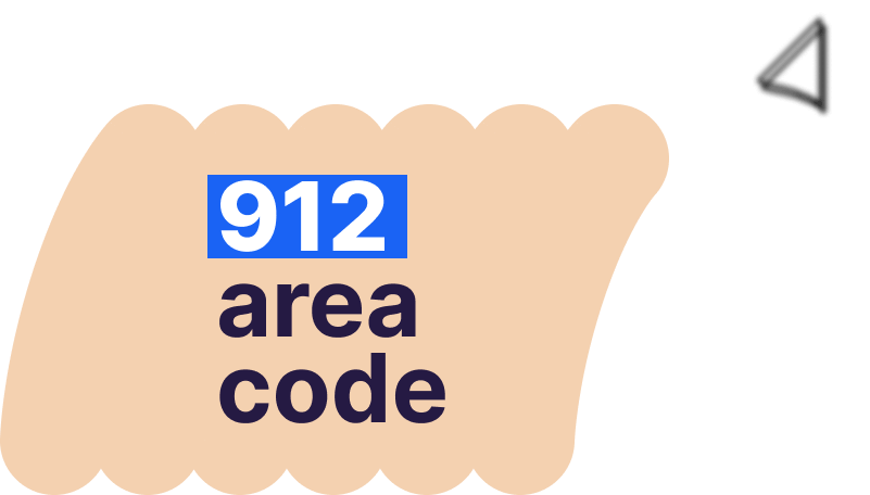 phone area code 912