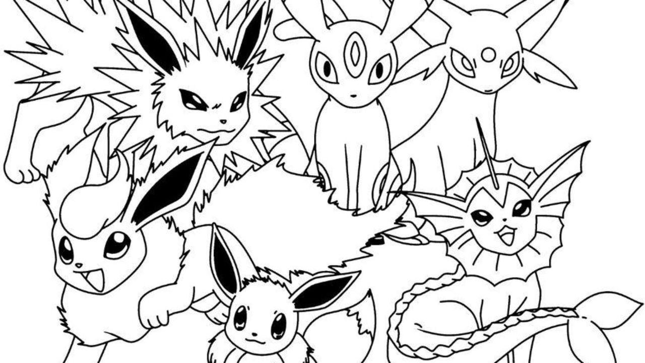 pikachu coloring pages