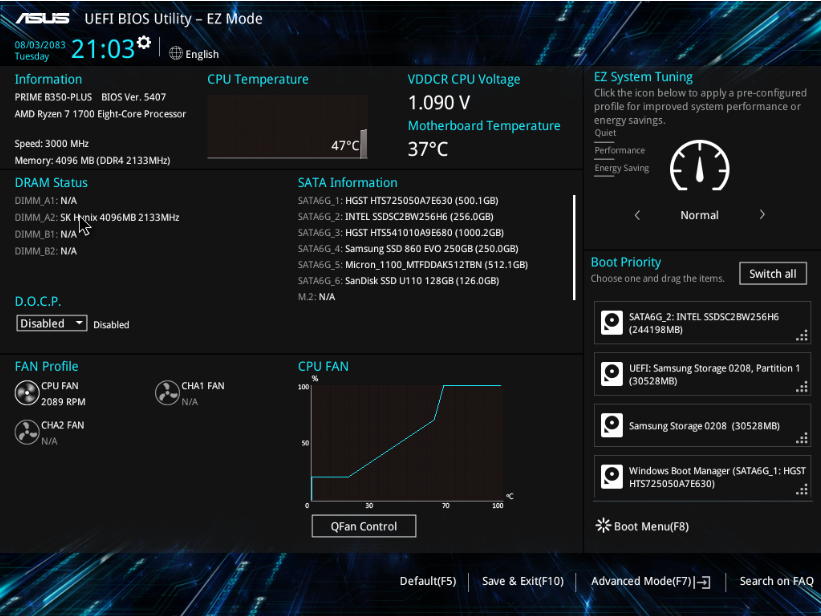 asus motherboard bios