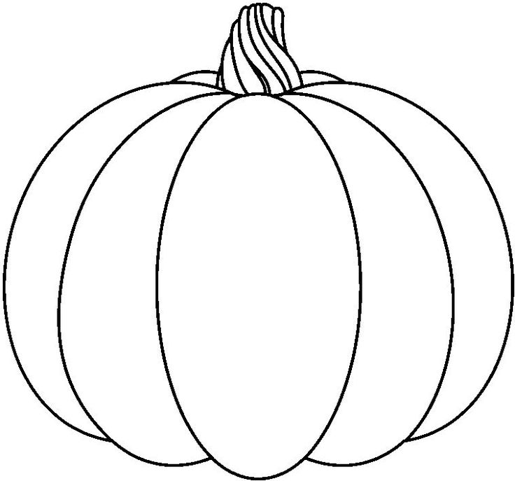 calabaza para colorear e imprimir