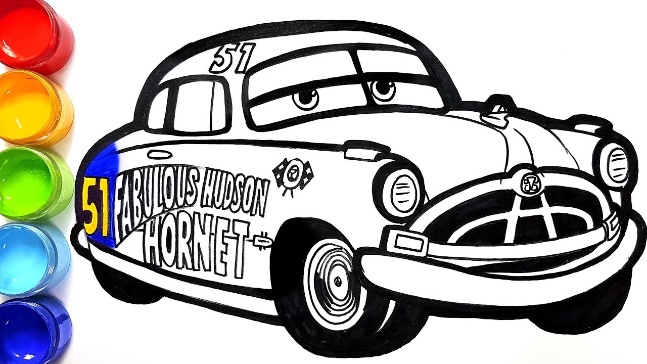 hudson hornet dibujo