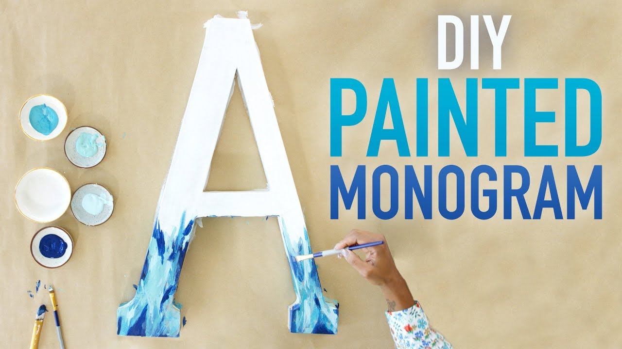 painting letter ideas