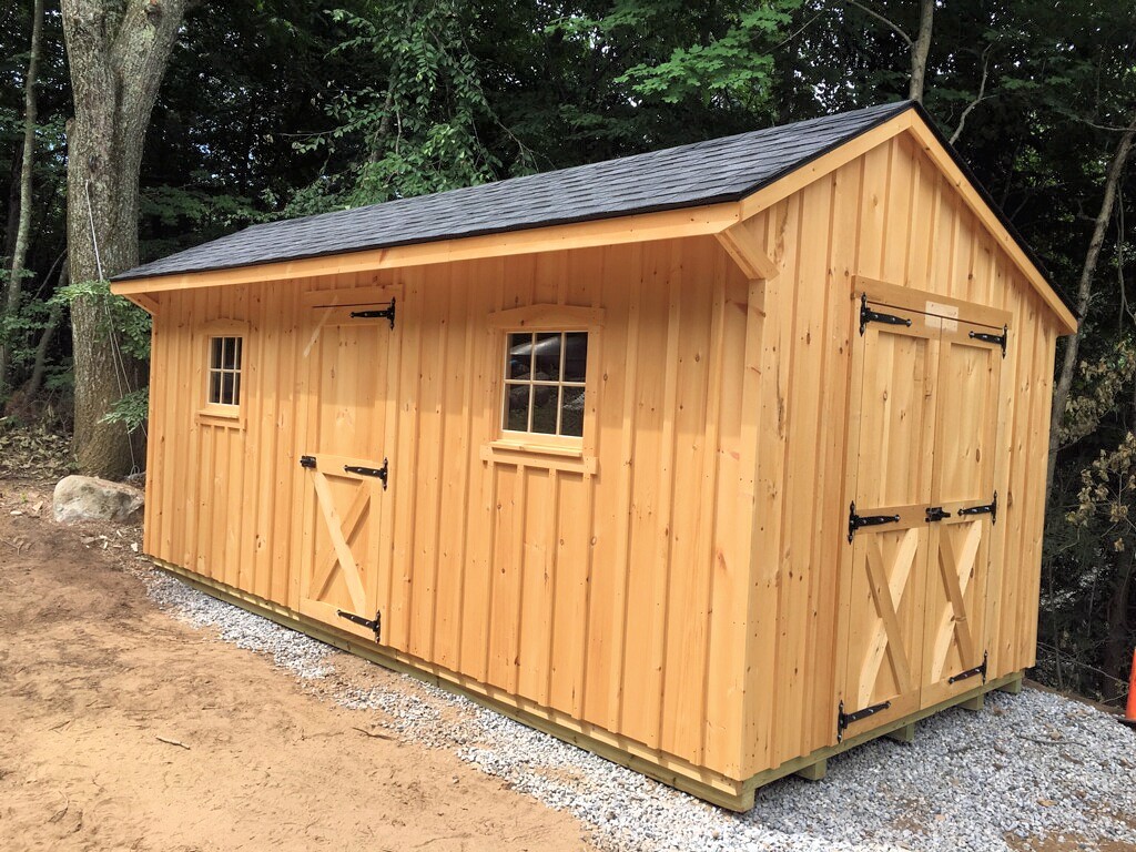 wood storage sheds near me