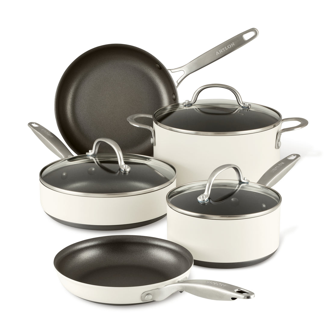 anolon advanced 8 piece cookware set