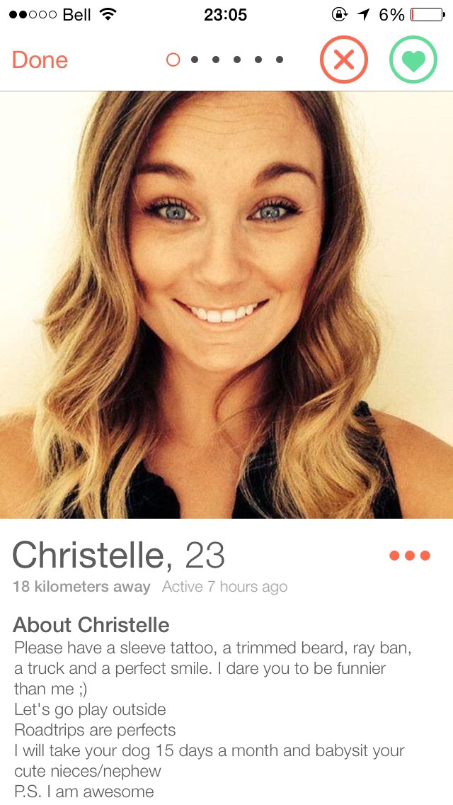 funny tinder bios for girls