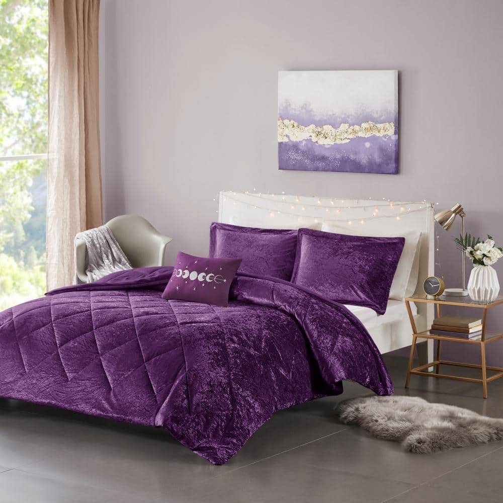 purple bed in a bag queen size