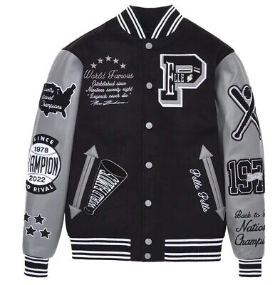 pelle pelle letterman jackets