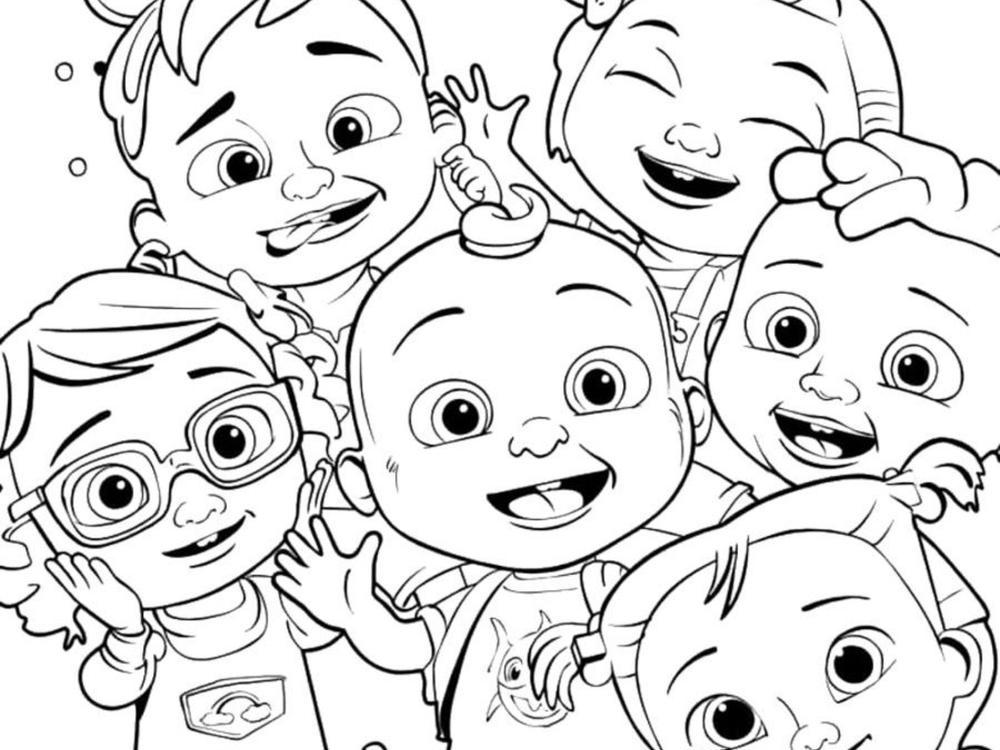 cocomelon coloring pages