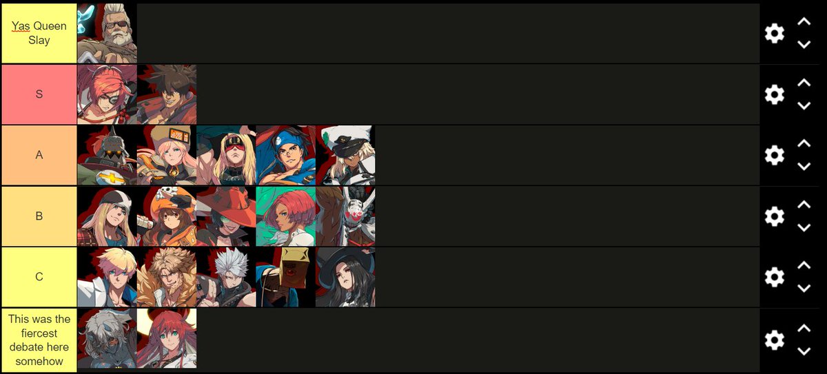 strive tier list maker