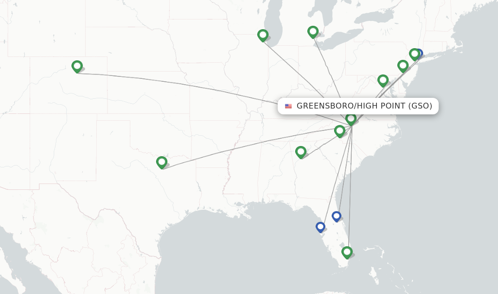 greensboro to dallas flights