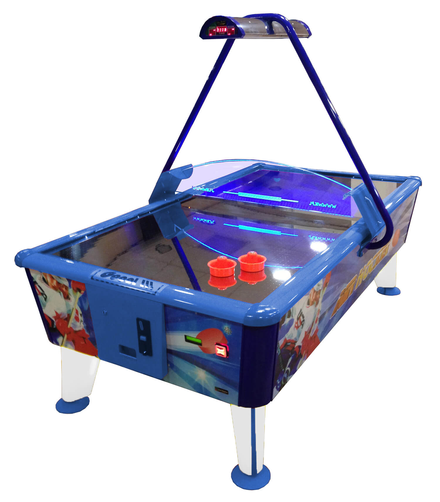 air hockey table in store