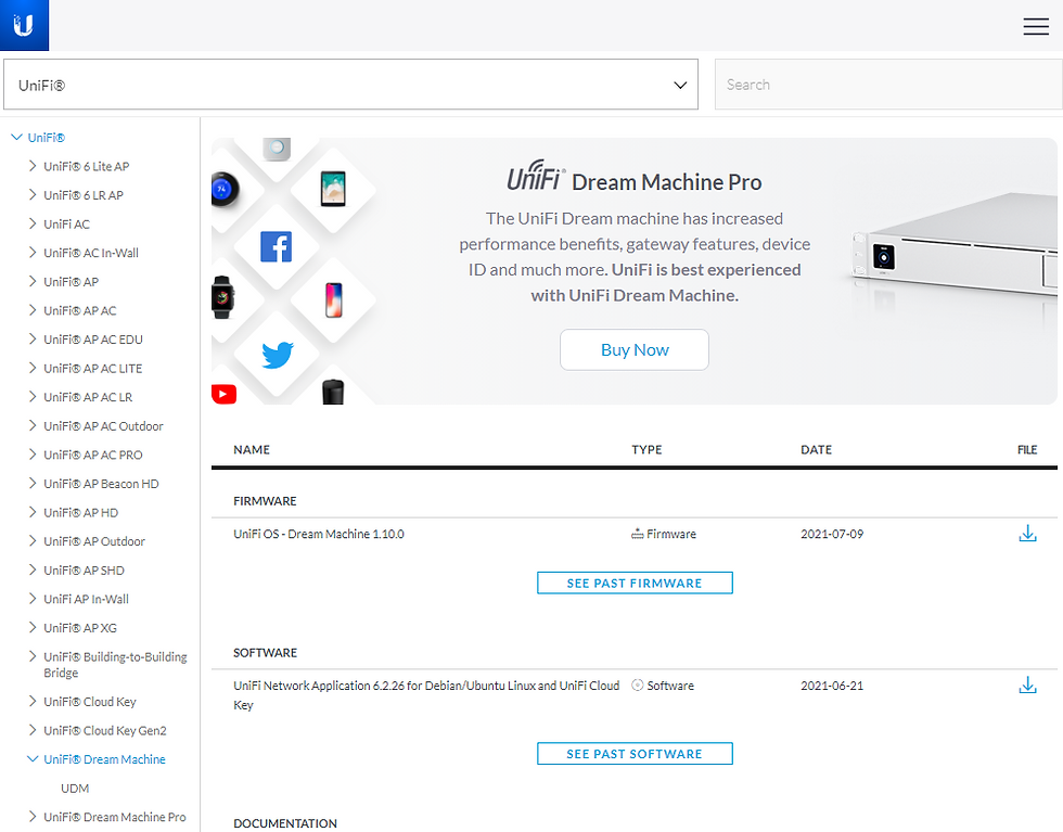 udm pro firmware download