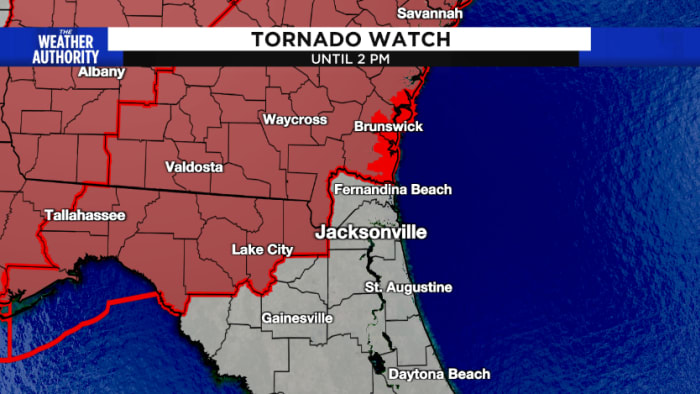 jacksonville tornado watch