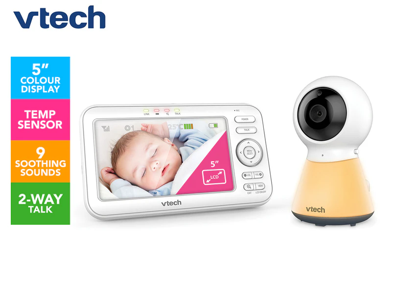 vtech bm2700 full colour video & audio baby monitor