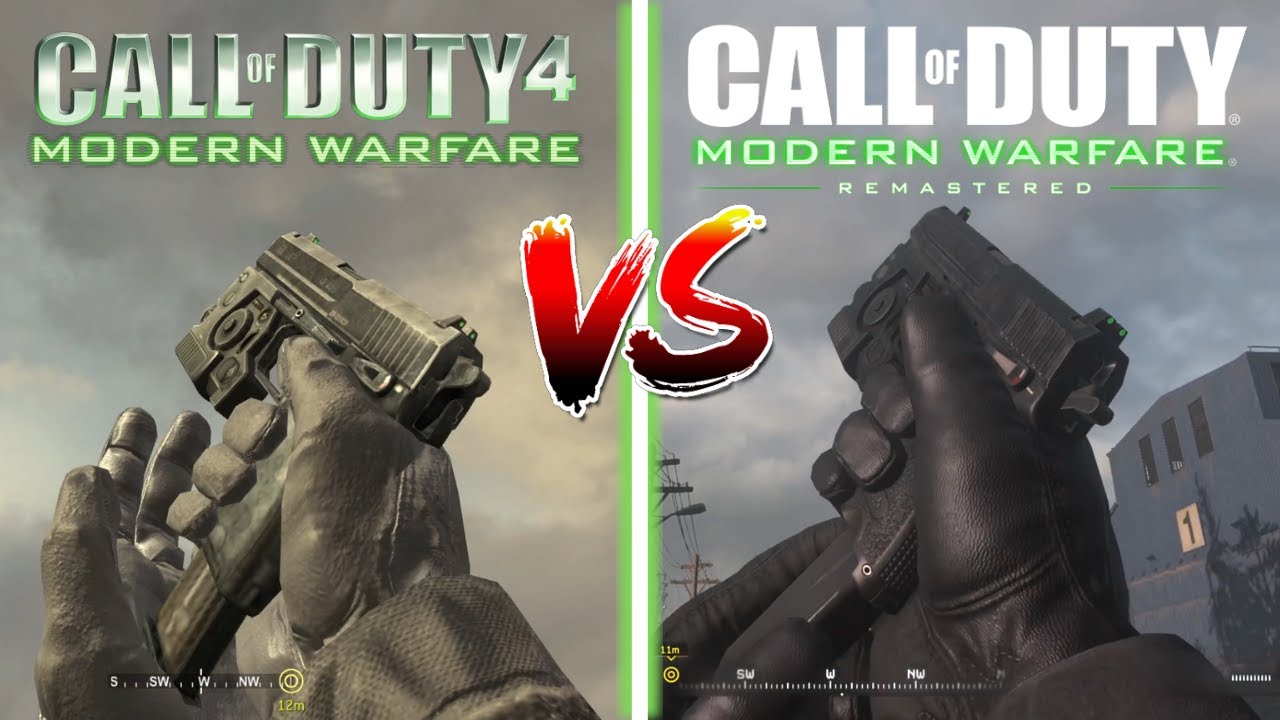 modern warfare vs remastered