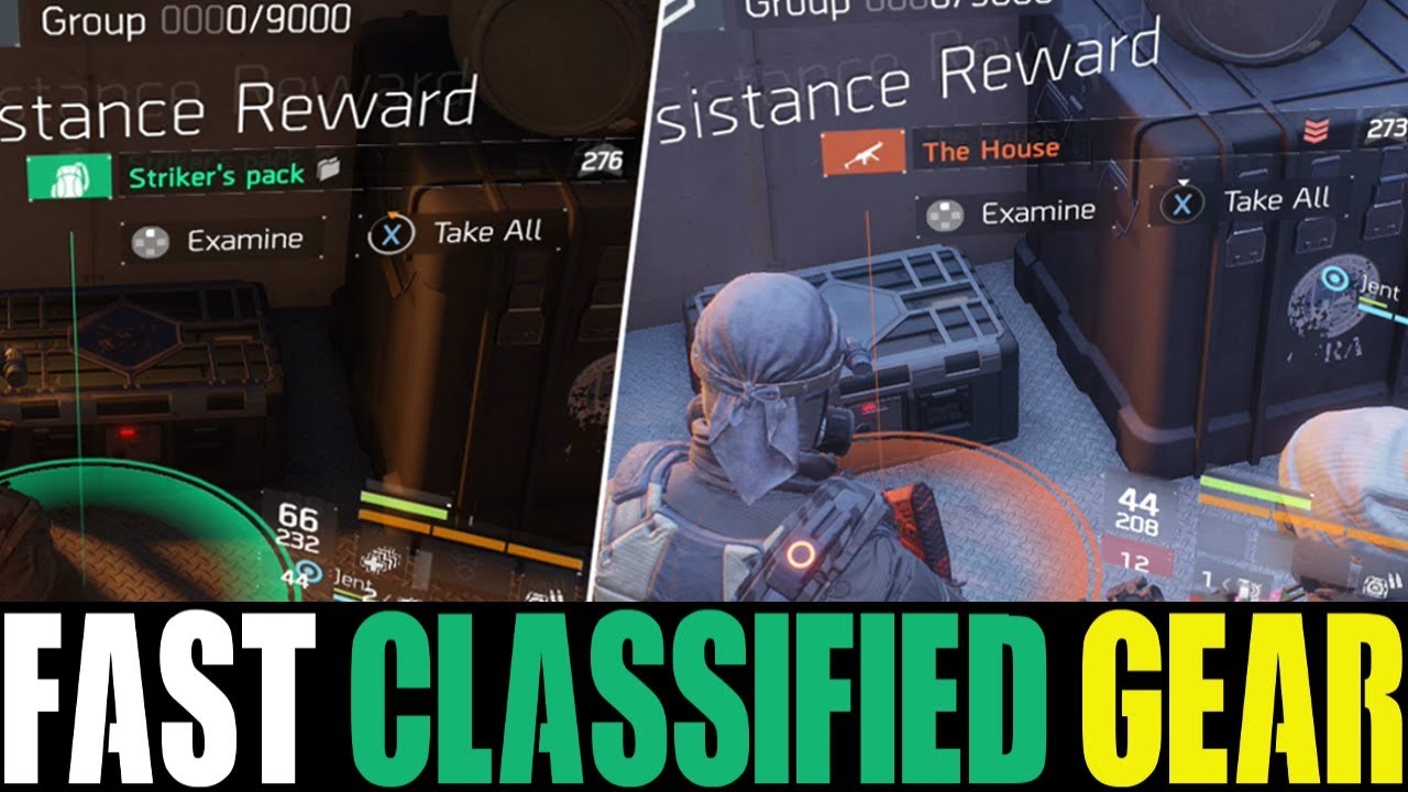 the division how to get classified gear