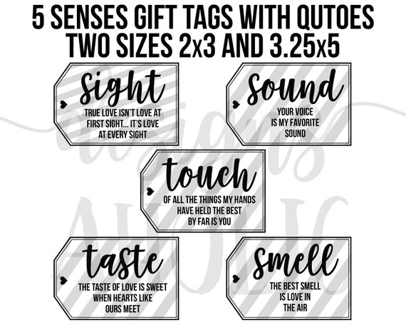 5 senses gift for him ideas